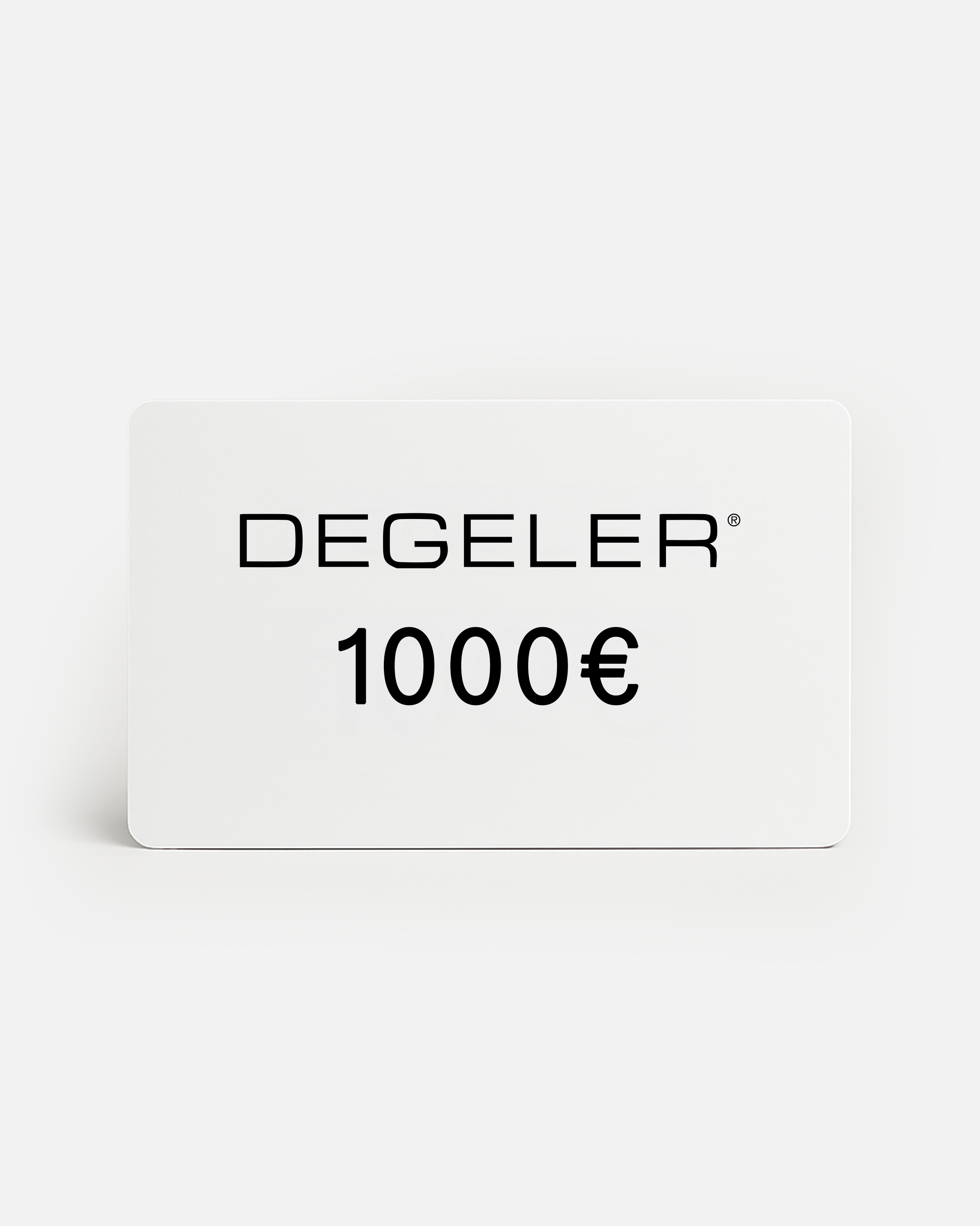 DEGELER Geschenkgutschein – Für Menschen mit Stil & Anspruch