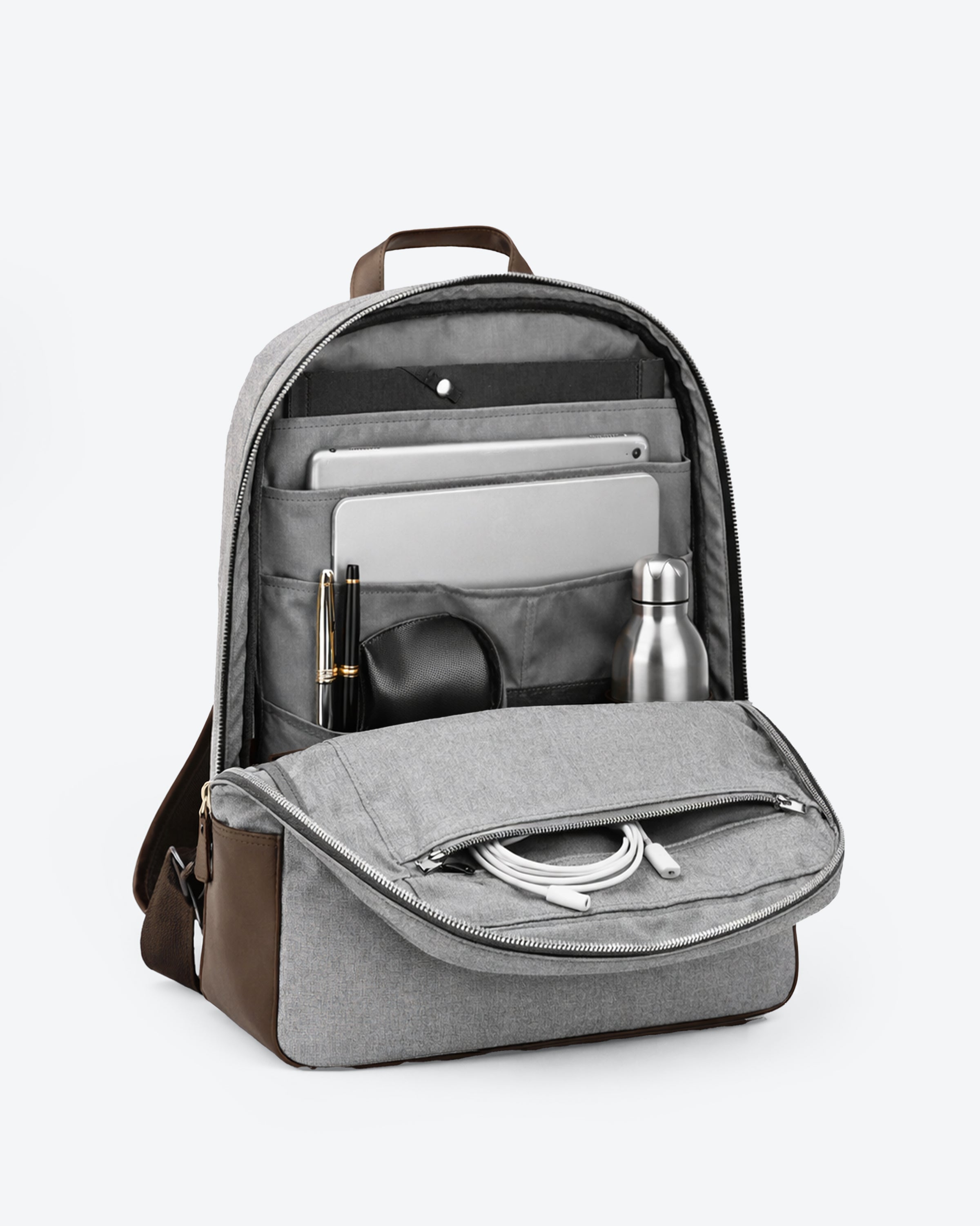 Slim Laptop Rucksack Canvas