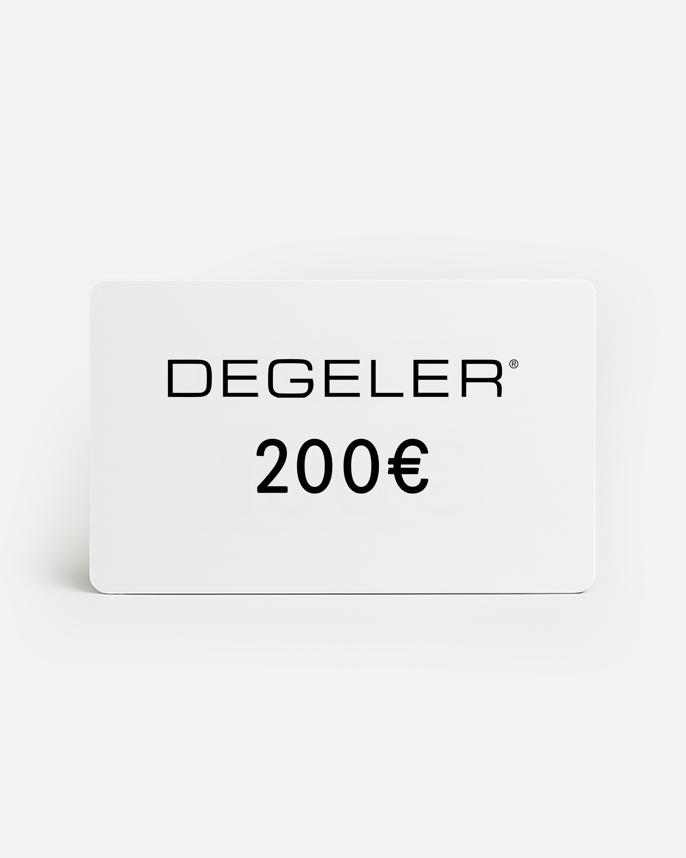 DEGELER Gift Card